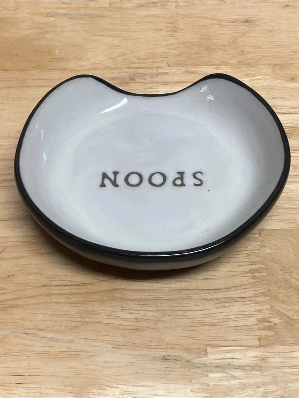 Hearth and Hand with Magnolia Stoneware Embossed Spoon Rest